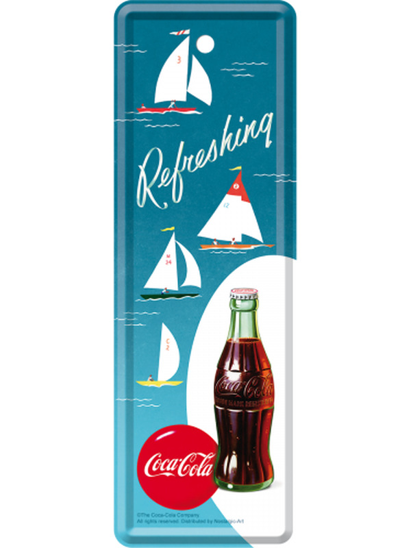 Sailing Boats Nostalgic-Art Lesezeichen 5x15cm Coca-Cola 