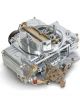 Holley Street Warrior Carburettor CFM 600 Square Bore Silver