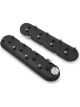Holley Valve Covers Black Crinkle Plain Chevy 4.8 5.3 5.7 6.0 6.2 7.0L