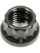 ARP Nut 12PT 8mmX1.25 Thread 10mm Socket Chromoly Black 1pc