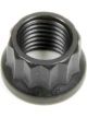 ARP Nut 12PT 10mmX1.25 Thread 12mm Socket Chromoly Black 1pc