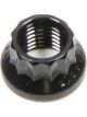 ARP Nut 12PT 10mmX1.25 Thread 12mm Socket Chromoly Black 1pc