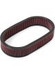 Edelbrock Air Filter Element Replacement Oval Cotton Gauze Red