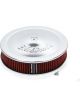 Edelbrock Air Cleaner Pro-Flo Round Dropped Base Chrome Top Logo 14