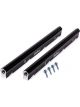 Edelbrock Fuel Rails Aluminum Black Anodized Chevy Pair