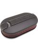 Edelbrock Air Cleaner Assembly Classic Dual-Quad Oval Black Logo 4.45