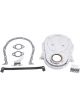Edelbrock Timing Cover 1-Piece Gasket Bolts Timing Pointer Chevy BB Kit