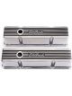 Edelbrock Valve Covers Elite Ii Series Tall Cast Polished Logo SB Pair