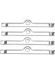 Edelbrock Valve Cover Hold-Down Tabs Chrome Not For Centerbolt Qty 4
