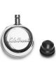 Edelbrock Valve Cover Breather Push-In Round Steel Chrome Logo