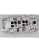 Edelbrock Dual Quad Intake Manifold Polished Big Block Chevy 396-502