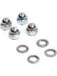 K&N Dome Nuts/Washers