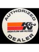 K&N Promotional Product Decal/Sticker Authorized Dealer