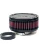 K&N Clamp-On Oval Straight Air Filter