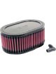 K&N Clamp-On Oval Straight Air Filter