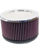 K&N Round Clamp-On Straight Air Filter