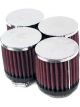 K&N Round Clamp-On Straight Air Filter