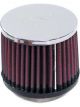 K&N Round Clamp-On Straight Air Filter