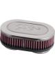 K&N Dual Flange Clamp-On Oval Air Filter