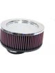 K&N Round Clamp-On Straight Air Filter