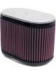 K&N Dual Flange Oval Air Filter