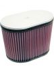 K&N Dual Flange Oval Air Filter