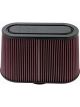 K&N Air Filter w/ Carbon Fiber Top and Base
