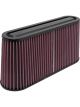 K&N Air Filter w/ Carbon Fiber Top and Base