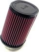 K&N Clamp-On Oval Straight Air Filter