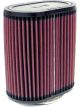 K&N Clamp-On Oval Straight Air Filter