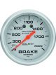 Auto Meter Gauge Pro-Comp Silver Face Brake Pressure 0-2k PSI 2 5/8
