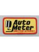Auto Meter Jacket Patch Auto Meter Logo Nylon Yellow Black Trim 4
