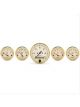 Auto Meter Gauge Kit  Golden Oldies Speedo Water Temp Fuel Lvl Volt