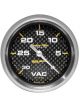 Auto Meter Gauge Carbon Fiber Vacuum 0-30