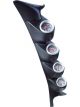Auto Meter Gauge Pod Pillar Mount Four 2 1/16