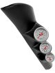 Auto Meter Gauge Kit Analog Triple A-Pillar Mount Boost Pyrometer Transmi…
