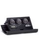 Auto Meter Gauge Pod Triple Glove Box Black ABS For Subaru