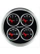 Auto Meter Gauge Kit Analog Designer Black Ii Speedo Water Temp Fuel Lvl …