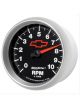 Auto Meter Tacho Sport-Comp Ii Chevy Bowtie Emblem 0-10k RPM 3-3/8