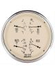 Auto Meter Antique Beige Traditional Gauge Kit Speedo Water Temp Fuel Lvl…
