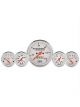 Auto Meter Arctic White Traditional Gauge Kit Speedo Water Temp Fuel Lvl …