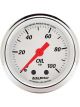 Auto Meter Gauge Arctic White Oil Pressure 0-100 PSI 2 1/16