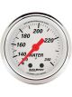 Auto Meter Gauge Arctic White Water Temp 120-240°F 2 1/16