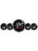 Auto Meter Gauge Kit Analog Prestige Speedo Water Temp Fuel Lvl Voltmeter…