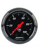 Auto Meter Gauge Designer Black Oil Pressure 0-100 PSI 2 1/16