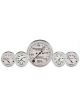 Auto Meter Old Tyme White Traditional Gauge Kit Speedo Water Temp Fuel Lv…