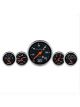 Auto Meter Gauges Designer Black Speedo Water Temp Oil Pressure Fuel Lvl …