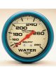 Auto Meter Gauge Ultra-Nite Analog Water Temp 140-280°F 2 5/8