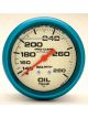 Auto Meter Gauge Ultra-Nite Analog Oil Temp 140-280°F 2 5/8