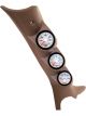 Auto Meter Gauge Kit Analog Triple A-Pillar Mount Boost Pyrometer Dodge C…